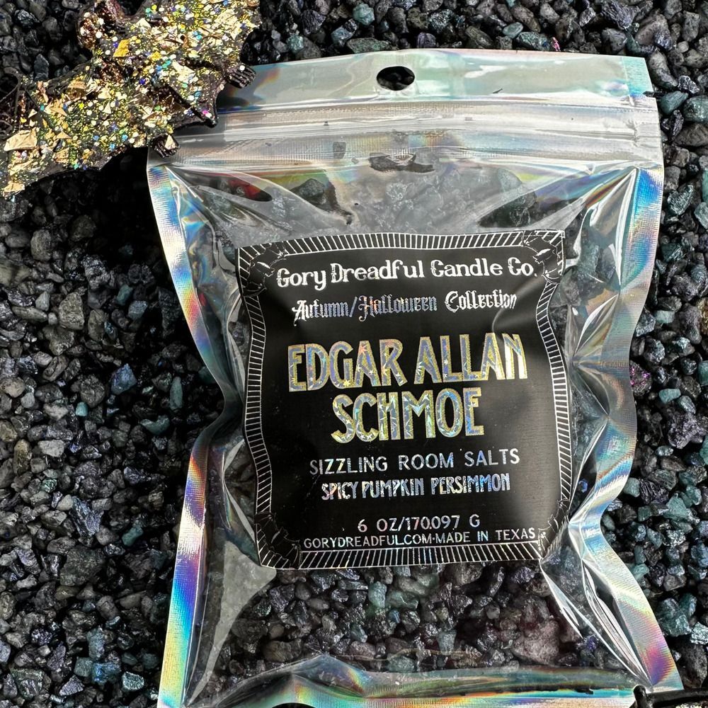 Edgar Allan Schmoe Sizzling Room Salt Potpourri: Spicy Pumpkin Persimmon Scent